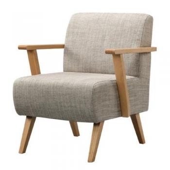 モティ  一人掛ソファ 木製 おしゃれ ファブリック 通販