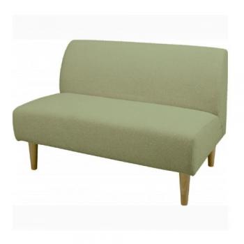 デリカ  二人掛ソファ 木製 おしゃれ ファブリック 通販