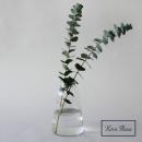 リューズガラス クーレライン フラワーベース ワイドボトム S 花瓶 ガラス おしゃれ 高さ20