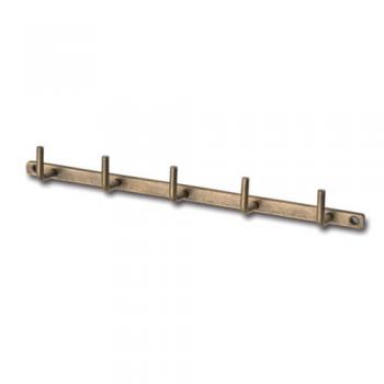 ウォールフック ゴールド 5連 壁掛け DIY アイアン 鉄 シンプル 通販