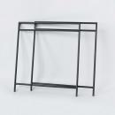 IRON フィット レッグ ワイド シェルフ用脚のみ アイアン ブラック 高さ50