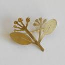 ブローチ 花 おしゃれ 真鍮 アンティーク調 通販