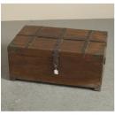 ウッドボックス アンティーク家具 おしゃれ 木製 シャビー 収納ボックス ヴィンテージ調 アイアン