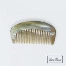 HORN クレッセントコーム バッファロー 角 櫛 おしゃれ グリーン 長さ9