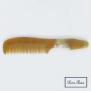 HORN テールコーム バッファロー 角 櫛 おしゃれ アンバー 長さ16