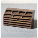 ウッドケース アンティーク雑貨 おしゃれ 木製 ナチュラル 北欧テイスト 書類 収納 整理