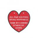 サインプレート ハート 幸福 ハピネス 願う インテリア アイアン DIY 通販