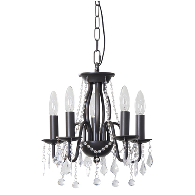 シャンデリアオブジェ キラキラクリア アンティーク調 ドロップS おしゃれ華やか 蝋燭