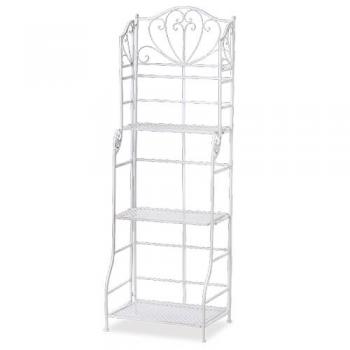 3段アイアンシェルフ S ハート ガーデニング インテリア 庭 ラック 通販