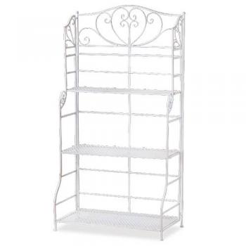 3段アイアンシェルフ L ハート ガーデニング インテリア 庭 ラック 通販