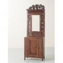 キャビネット アンティーク家具 おしゃれ 木製 チェスト 彫り ヨーロピアン調 パーテーション