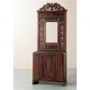 キャビネット アンティーク家具 おしゃれ 木製 チェスト 彫り アジアンテイスト パーテーション