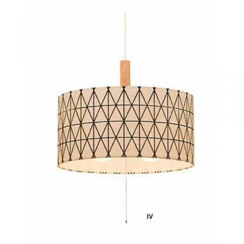 オレフォス ライト アイボリー 電球無し 布 木 スチール プルスイッチ