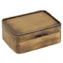 真鍮製 ハンドメイド ブラスボックス ヘミング 金色 箱 金属 ケース 手作り