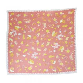 雑誌掲載商品 虫よけバンダナ おしゃれ フルーツ コットン100 綿 こども おとな ペット