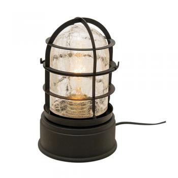 グラスバウ テーブル クラックガラス 電球無し スチール ガラス