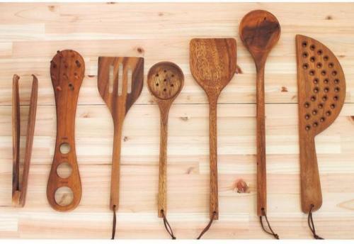 パスタサーバー 木製 ウッド 手料理 おもてなし ホームパーティー 茶 ブラウン キッチンツール