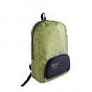 トラベルバッグ リュック ザック 消臭 抗菌 コンパクト収納 CAMP柄 アウトドア キャンプ