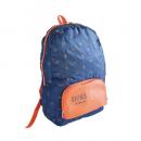 トラベルバッグ リュック ザック 消臭 抗菌 コンパクト収納 CAMP柄 アウトドア キャンプ