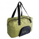 トラベルダッフルバッグ 消臭 抗菌 コンパクト収納 CAMP柄 アウトドア キャンプ カーキ