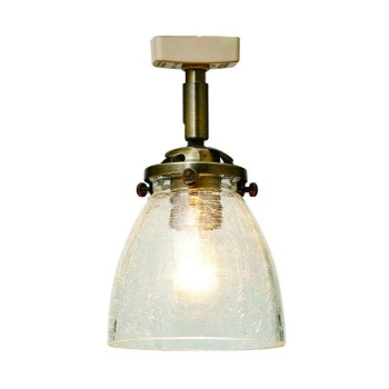 シーリングライト アンティーク 照明 シンプル クラックガラス電球付き