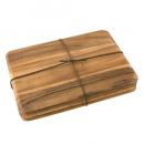 サービングボード 4PCS セット 木製 ウッド 手料理 おもてなし ホームパーティー 茶 ブラウン