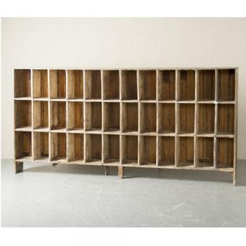 シェルフ アンティーク家具 おしゃれ 木製 3段 ナチュラル 棚 ブラウン 収納ボックス 高さ119