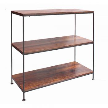 ウッドワイドシェルフ 3段 棚 ラック 収納家具 インテリア 高さ80 通販