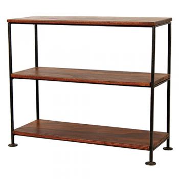 ウッドワイドシェルフ 3段 棚 ラック 収納家具 インテリア 高さ44 通販