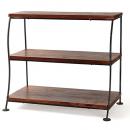 ウッドワイドシェルフ 3段 棚 ラック 収納家具 インテリア 高さ45 通販