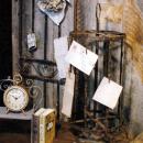 シャビー回転式ディスプレイラック アイアン 鉄 クラシック レトロ アンティーク調 お洒落 ラック