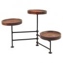 ウッドトレイスタンド ディスプレイ アクセサリー 小物 プラント 幅38 通販