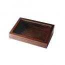 ウッドショーケース 木製 ディスプレイ アクセサリー 小物 高さ9.5 通販