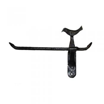 アイアントイレットペーパーホルダー バード DIY アンティーク 高さ16 通販