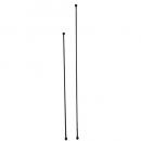 カーテンバー ロング カーテンレール DIY シンプル ポール 長さ120 通販