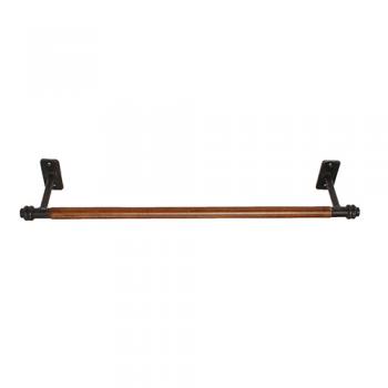 タオルバー ハンガー ウッド 木製 壁付  DIY シンプル 幅40 通販