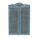 壁掛け ウィンドウフレーム アンティーク シャビー 青 レトロ ガール パリ フレンチ ナチュラル