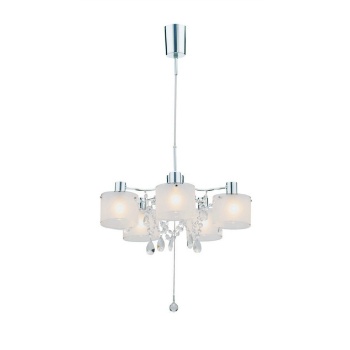 ペンダントライト シャンデリア風 豪華 ゴージャス フロストガラス 電球付き