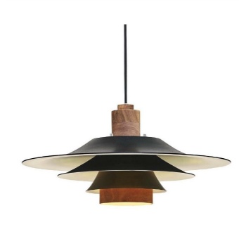 ペンダントライト おしゃれ 木 照明 明かり ブラック 電球無し