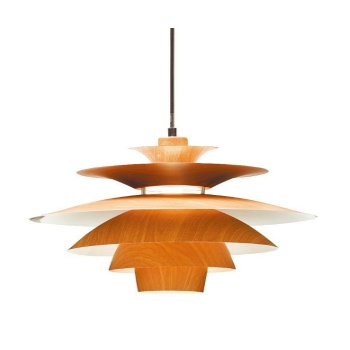 ペンダントライト 木の温もり 木目調 お部屋のイメージチェンジ ライトブラウン LED電球付き