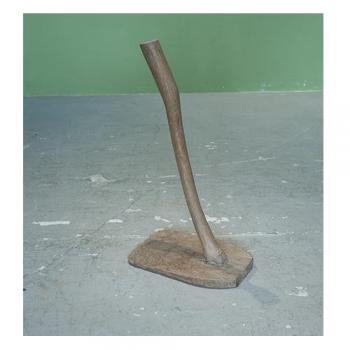 スタンド アンティーク家具 おしゃれ 木製 ナチュラル ブラウン 帽子 ディスプレイ 高さ57