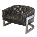 モダン家具 ソファ チェア 毛革 ヴィンテージ加工 ミッドセンチュリー インダストリアル