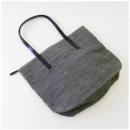 ABACA クロシェバッグ フェルメ ZIP GY グレー ナチュラル 幅40cm