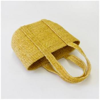 ABACA バッグ パウロ YL イエロー トート おしゃれ ナチュラル 幅27cm