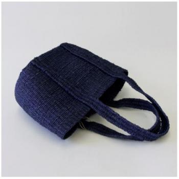 ABACA バッグ パウロ NV ネイビー トート おしゃれ ナチュラル 幅27cm