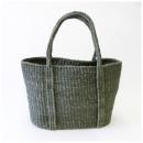 ABACA トートバッグ ラフェリ GY グレー トート おしゃれ ナチュラル 幅35cm