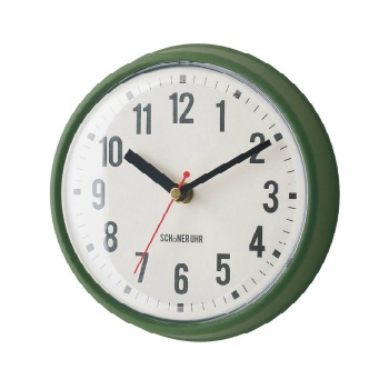 掛け時計 シンプル クロック カラフル アナログ グリーン
