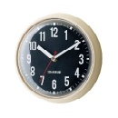 掛け時計 シンプル クロック カラフル アナログ アイボリー