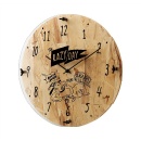 掛け時計 クラシカル オシャレ 個性的 ライトブラウン