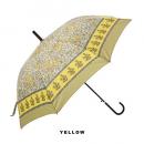 インド更紗柄傘 イエロー サラサ アンブレラ 上品 UV加工 高さ83 通販